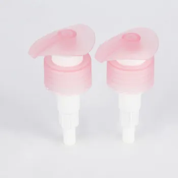 plastic pink lotion dispenser pump for shampoo bottle