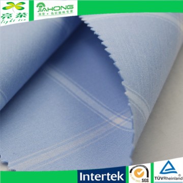 65%c30%r5%sp cotton rayon plaid spandex fabric for shirt