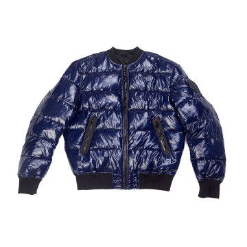 shiny nylon Fake Down Jacket
