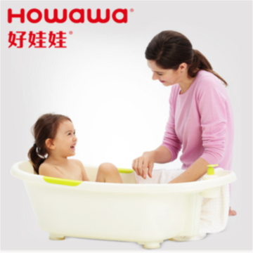 Βρεφική πλαστική μπανιέρα με προϊόν μωρού θερμόμετρου