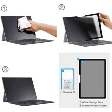 Technical Anti-Glare Removable Frame Privacy Filter Surface