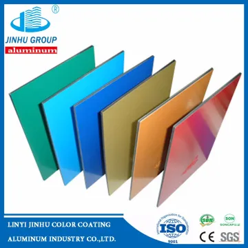 Colorful aluminum cladding 4mm acp/aluminium composite panel price