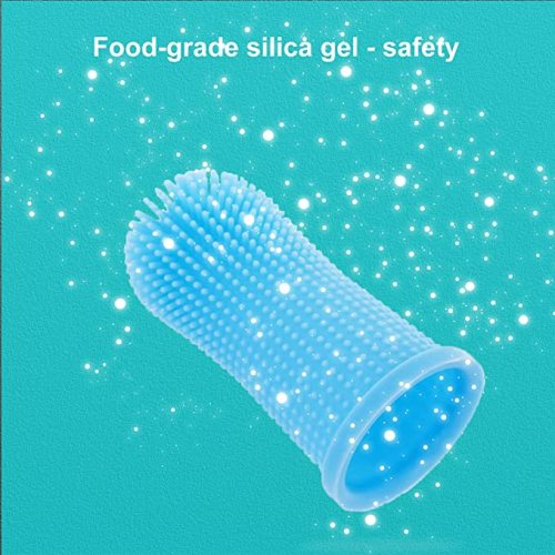 Silicone Dog Finger Toothbrush Soft Dog Finger Brush