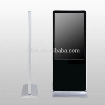 55inch Floor Standing network touch advertising display/ IR touch kiosk advertising display/ Full HD super slim digital signage