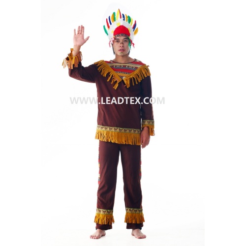 Adult Party Indian Costumes Adult party costumes indian men with soft fabrics Manufactory