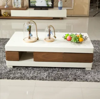 Factory Wholesale Tempered Glass Living Room Coffee Table