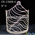 8" Wholesale Mix Color Rhinestone Zebra Pageant Crown