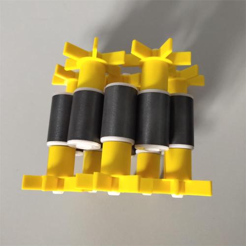 Aimant de ferrite jaune moulé 19x30 mm