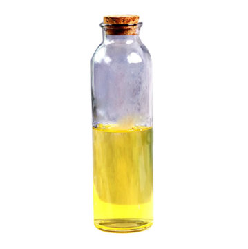Glass bottle with lid cork material