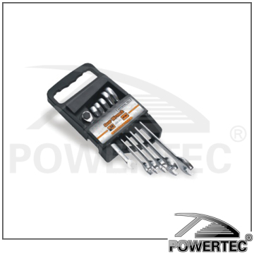 POWERTEC 7pcs double ratchet wrench