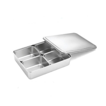 Heavy Duty Stainless Steel Condiment Dispenser With Lid