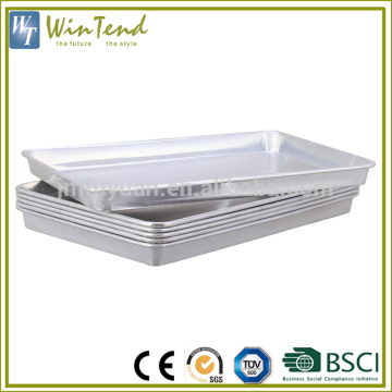 Non stick aluminium bread baguette baking tray