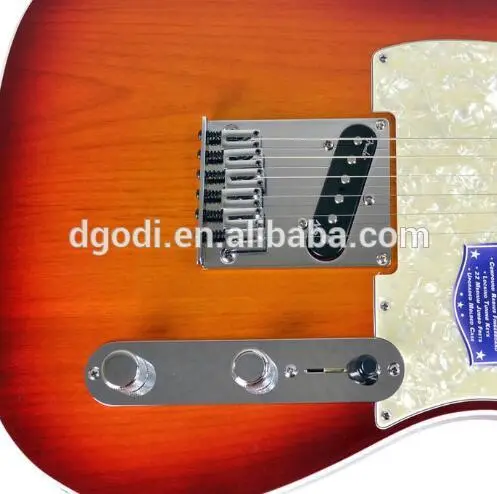 china guitar pickup parts of chrome plated steel bridges