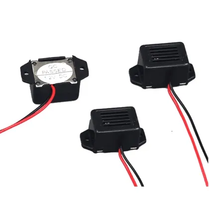 Hot Sales NEW Mechanical Buzzer 23*15 400HZ Piezo Audio Indicator with Cable - White