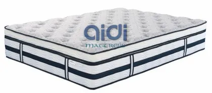 Soft Airflow Convoluted Foam Pocket Spring Thick Mattress, Cozy High Density Foam Mattress