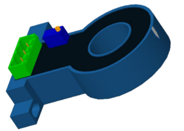 Closed loop DC leakage current sensor