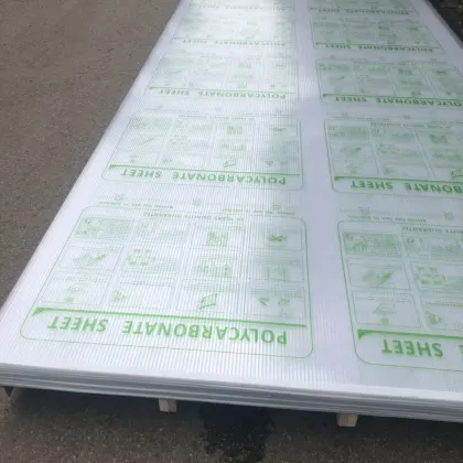 Colored Hollow Polycarbonate Sheets Sunshield Twin Wall Polycarb