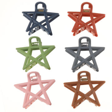 Cost-Effective Five-Pointed Star Large Girls Hair Claw Clip
