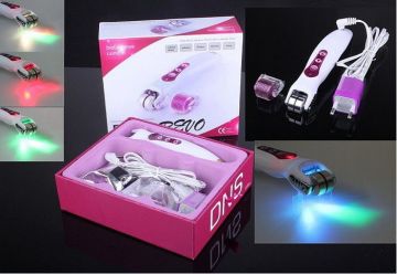 Body / Facial Led Photon Vibrating Derma Roller Titanium Dns Revo 0.2 , 0.25 , 0.3 , 0.5, 0.75 Mm
