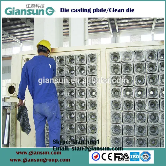 Aluminum billet casting mould plate