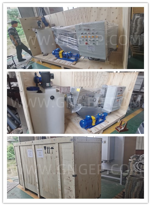 Sludge Dewatering  Machine and Polymer Dosing System