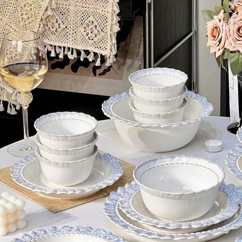 Elegant White High-End Dinnerware for Every Occasion