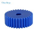 Plastic wear resistant oil containing small module gear