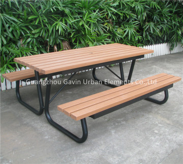Outdoor furniture factory Guangzhou recycled plastic table