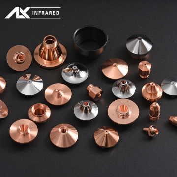 ALS Double Laser Nozzle for Han's Precitec WSX Fiber Laser Cutting" 

However, if price is a necessary component for the title to attract potential buyers, you might consider:

"ALS Double Laser Nozzle for Han's Precitec WSX Fiber Laser Cutting - Competit