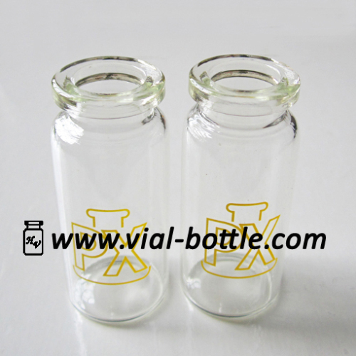 10ml Clear Vial Printing Stamp on The Surface with Image