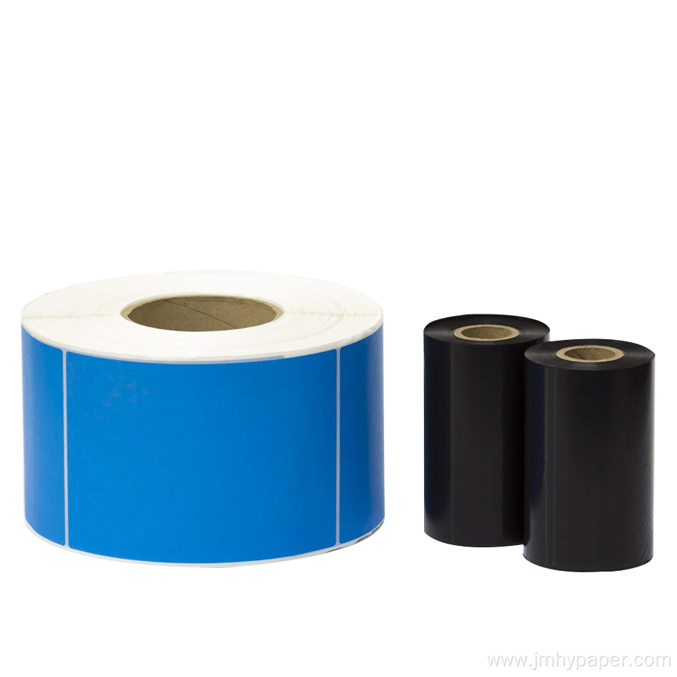 Semi glossy label adhesive paper