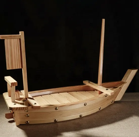 High-Quality Wood Japanese Sushi Boat
