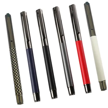 2024 Luxury Carbon Fiber Roller Ball Pen with Custom Logo