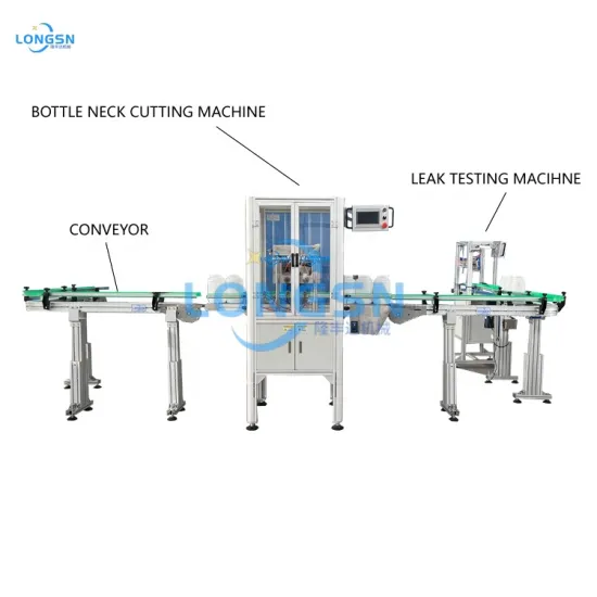 Automatic Bottle Neck Cutting and Leakage Testing Machine
