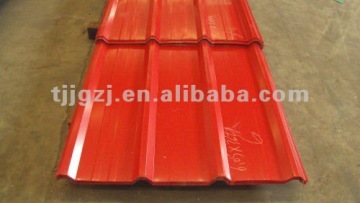 coloured corrugated steel sheet