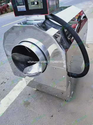 Electromagnetic Torreya Pecans Roasting Machine for Pine Nuts, Brazil Nuts, Chestnuts, and Melon Seeds (30kg/h)