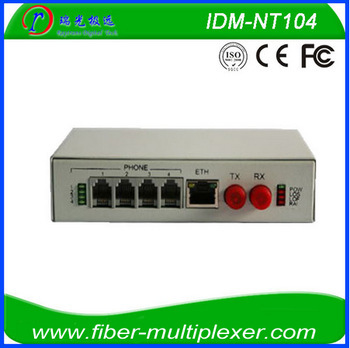 4FXO/FXS Voice Multiplexer IDM-NT104