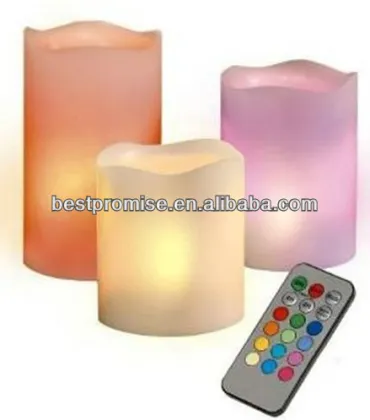 3pc Magic Candles with remote control