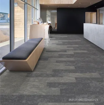 Eco-Friendly Removable Modular Loop Pile Carpet Tiles