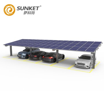 Solarny parking samochodowy Carport