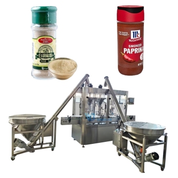 Chili Powder and Spice Automatic Bottling Filling Capping Machine