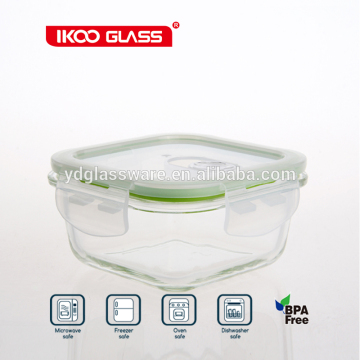 transparent airtight square lunch box