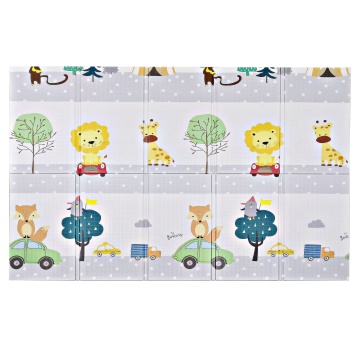 Eco-Friendly Non-Toxic XPE Baby Play Mat - Foldable Activity Foam Mat for Infants