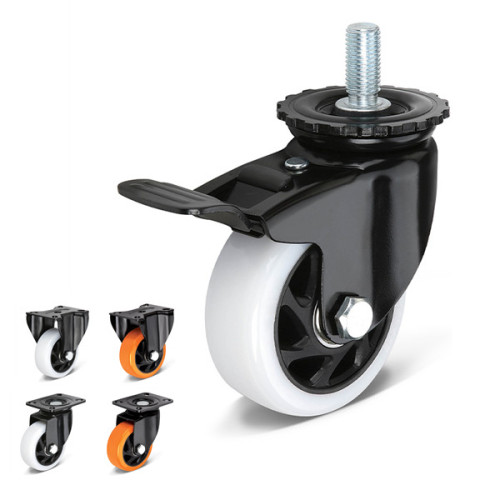 Caster Industrial Swivel ประเภท Pu Polyurethane Casters