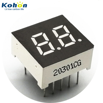 Yellow-Green 0.3 Inch Common Cathode 7-Segment LED Display with 10 Pins