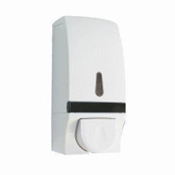 Manual Foam Soap Sanitizer/Dispenser, 800mL Refillable Tank, Wall-mounted Hand-push Recharge