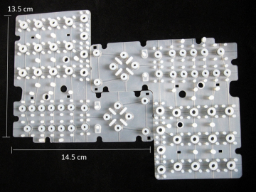 Customized Laser Engraving Silicone Telephone Keypad with Conductive Pill