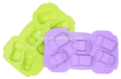 Supply creative car shaped silicone ice grid / ice tray / ice cube
