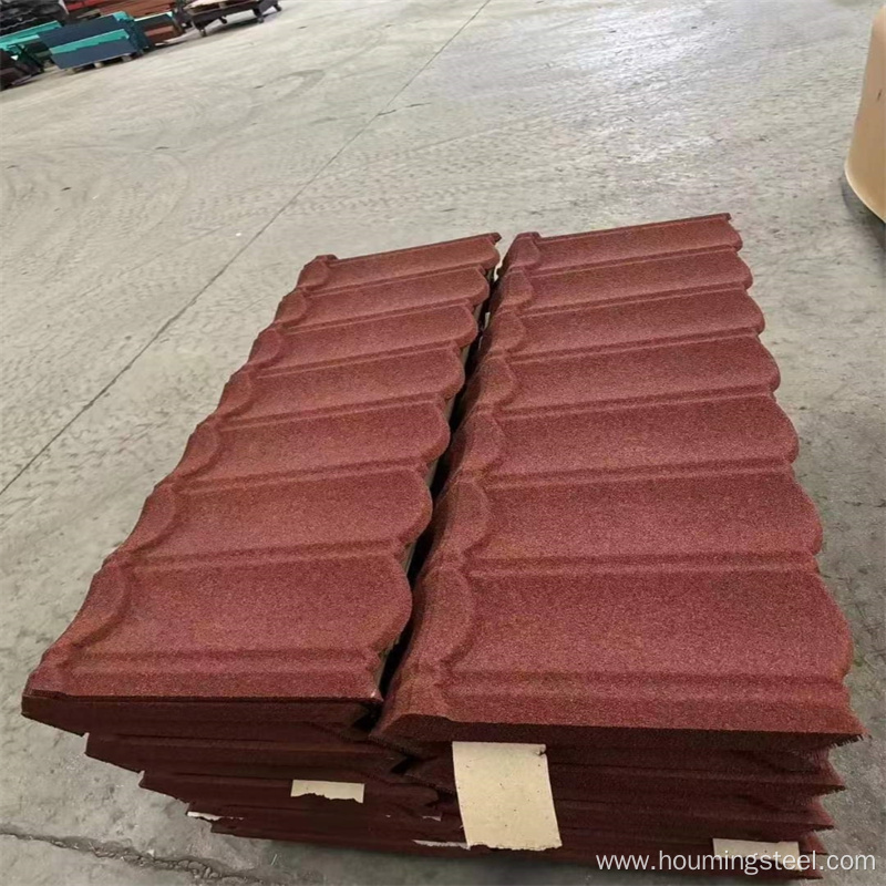 Stone coated steel roofing tile