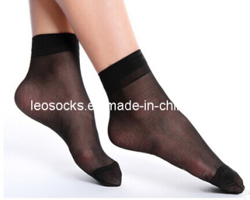 Ladies Short Polyester Disposable Silk Socks